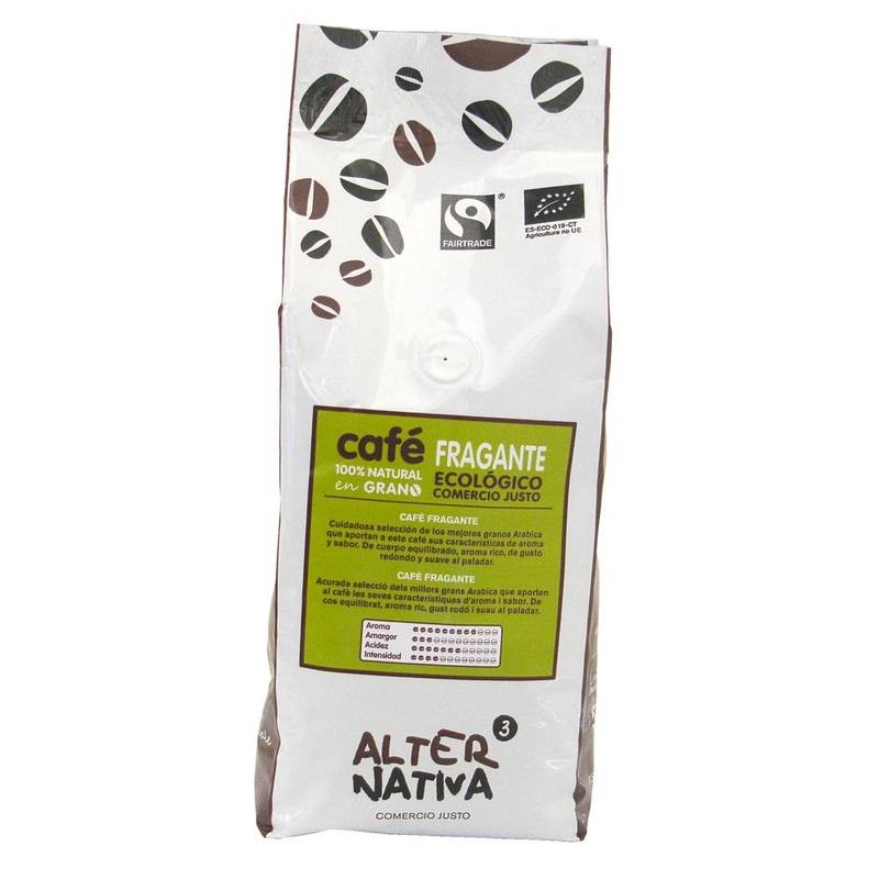 Café Colombia Ecológico en grano de Comercio Justo