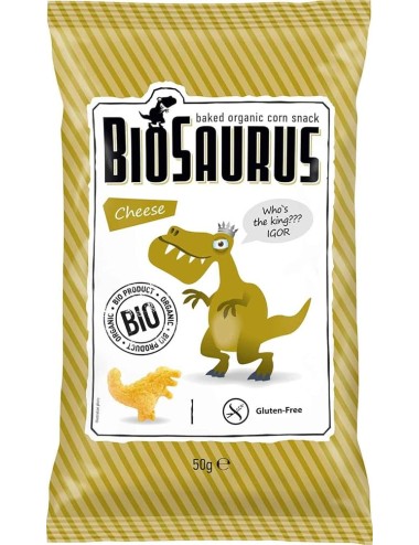 Snack queso BIOSAURIO 50 gr...