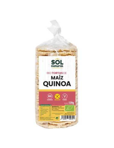 Tortas maiz quinoa SOL...