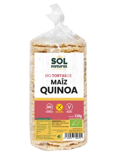 Tortas maiz quinoa SOL...