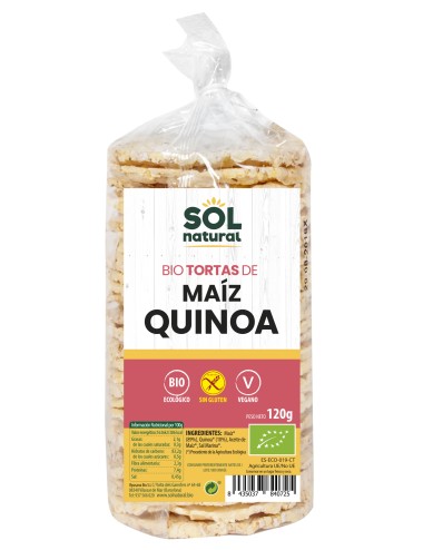 Tortas maiz quinoa SOL...