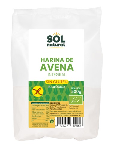 Harina avena integral sin...