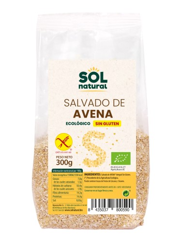 Salvado avena sin gluten...