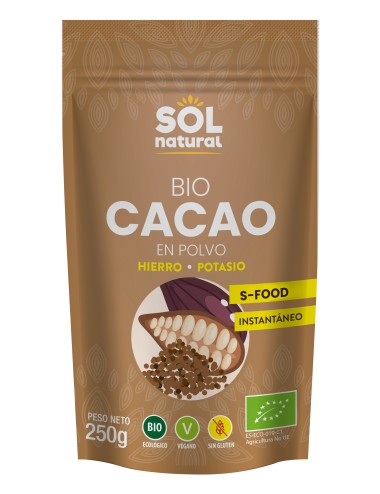 Cacao polvo crudo raw SOL...