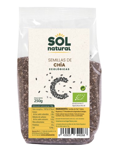 Semillas chia SOL NATURAL...