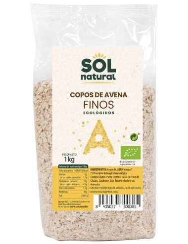 Copos avena finos SOL...