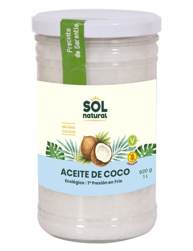 Aceite coco SOL NATURAL 1 L...