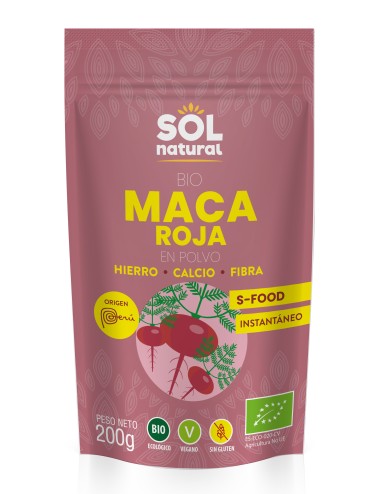 Maca roja en polvo SOL...