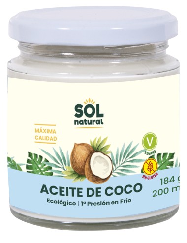 Aceite coco SOL NATURAL 200...