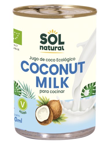 Leche coco en lata SOL...