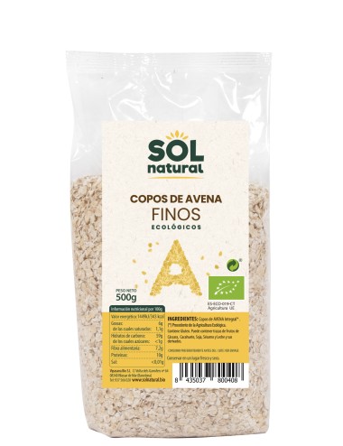 Copos avena finos SOL...