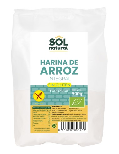 Harina arroz integral sin...