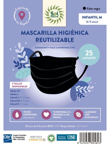 Mascarilla higiénica...