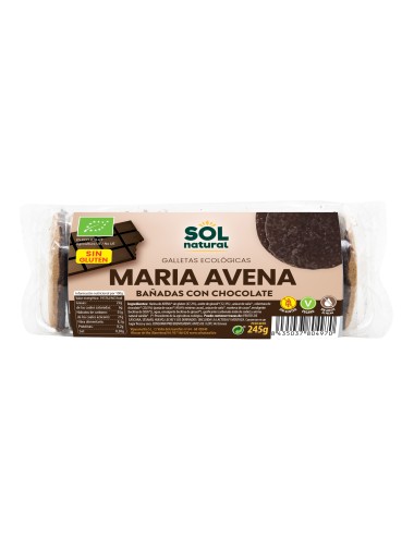 Galleta maria avena bañadas...