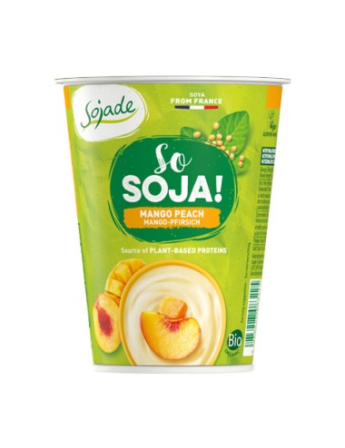 Yogur soja melocoton mango...