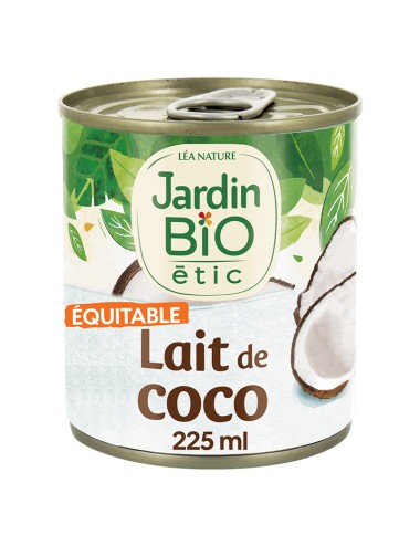 Leche coco JARDIN BIO 225 ml