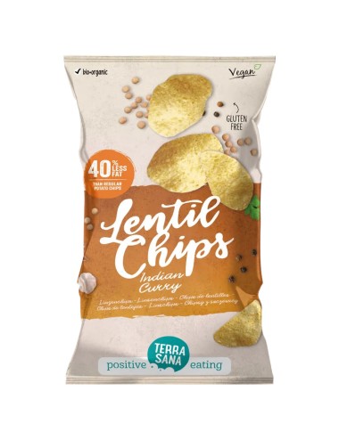 Chips lentejas curry indu...