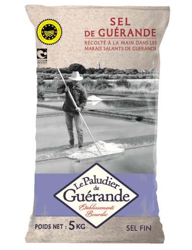 Sal fina gris GUERANDE 5 kg