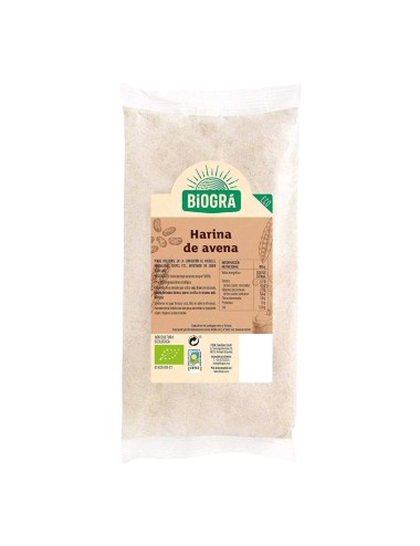 Harina avena BIOGRA 500 gr BIO