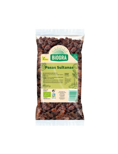 Pasas sultanas BIOGRA 250 gr