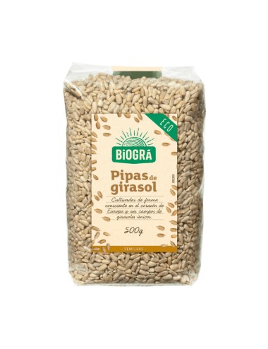 Pipas girasol BIOGRA 500 gr...