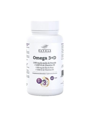 Omega 3 + D BETULA 60 capsulas