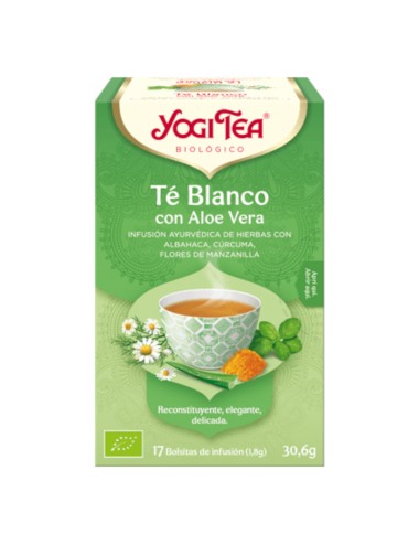 Yogi tea te blanco con aloe...