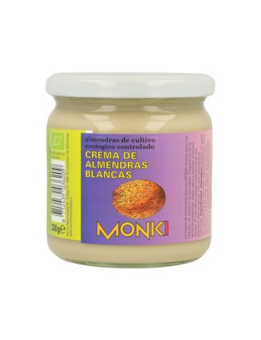 Crema almendra blanca MONKI...