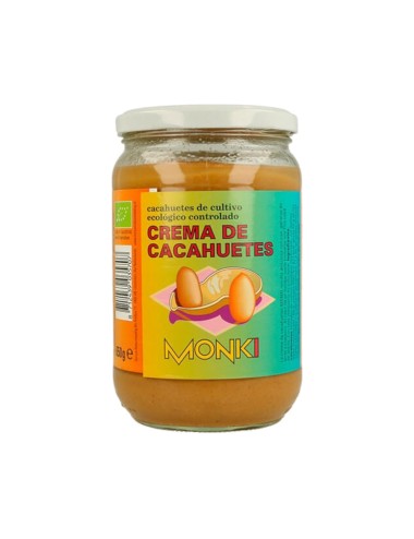 Crema cacahuete MONKI 650 gr