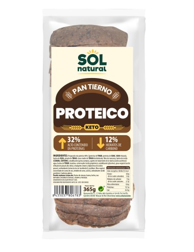 Pan proteico keto SOL...