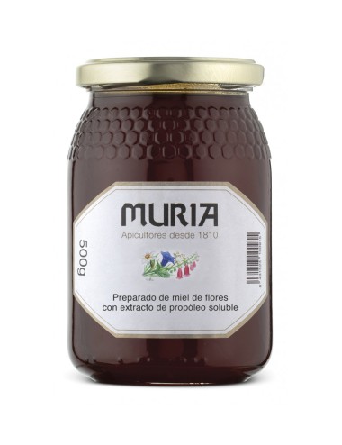 Miel mil flores propoleo MURIA 500 gr