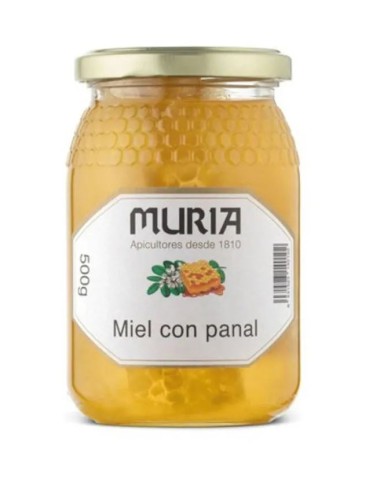 Miel acacia panal MURIA 500 gr