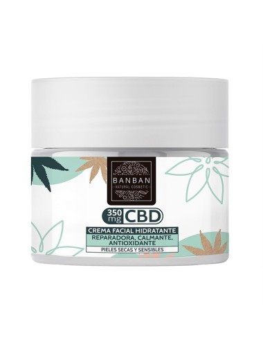 Crema facial CBD BANBAN 50 ml