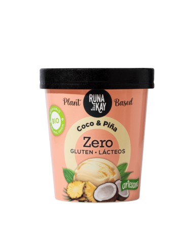 Helado piña coco sin gluten...