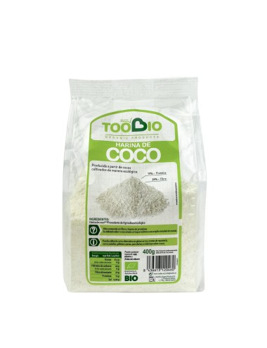Harina coco TOO BIO 400 gr BIO