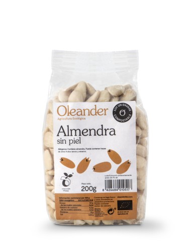 Almendra sin piel 12/14mm...