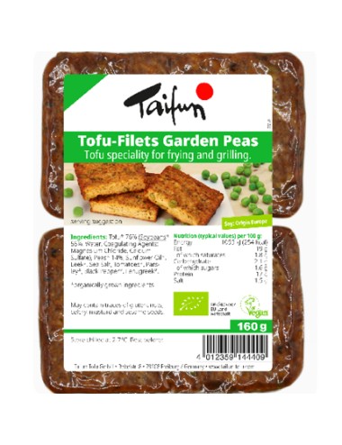 Filetes tofu guisantes...