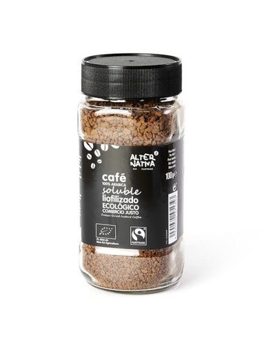 Cafe liofilizado soluble...