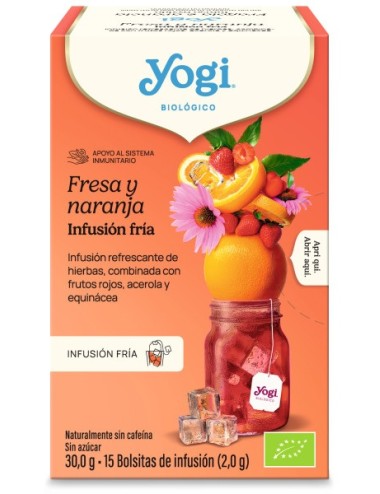 Yogi tea frio fresa naranja...