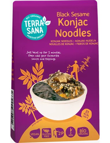Pasta konjact sesamo negro...