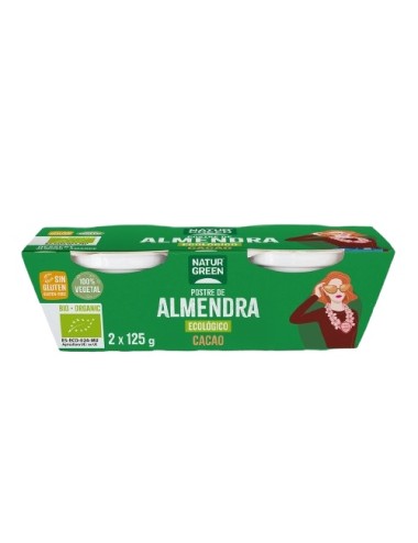 Postre almendra cacao...