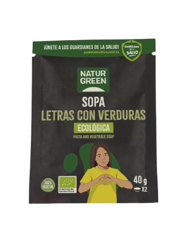 Sopa letras con verdura...