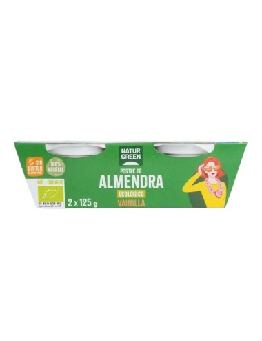 Postre almendra vainilla...