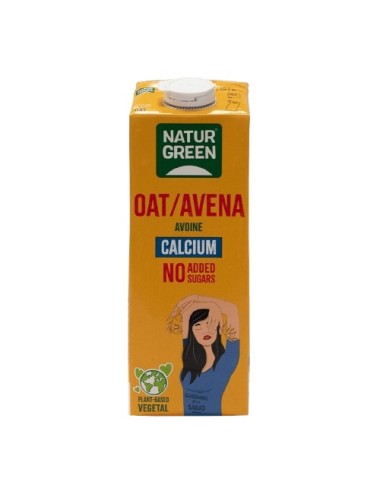 Bebida avena calcio sin...