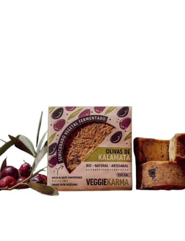 Semicurado vegano olivas...