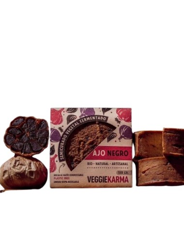 Semicurado vegano ajo negro...